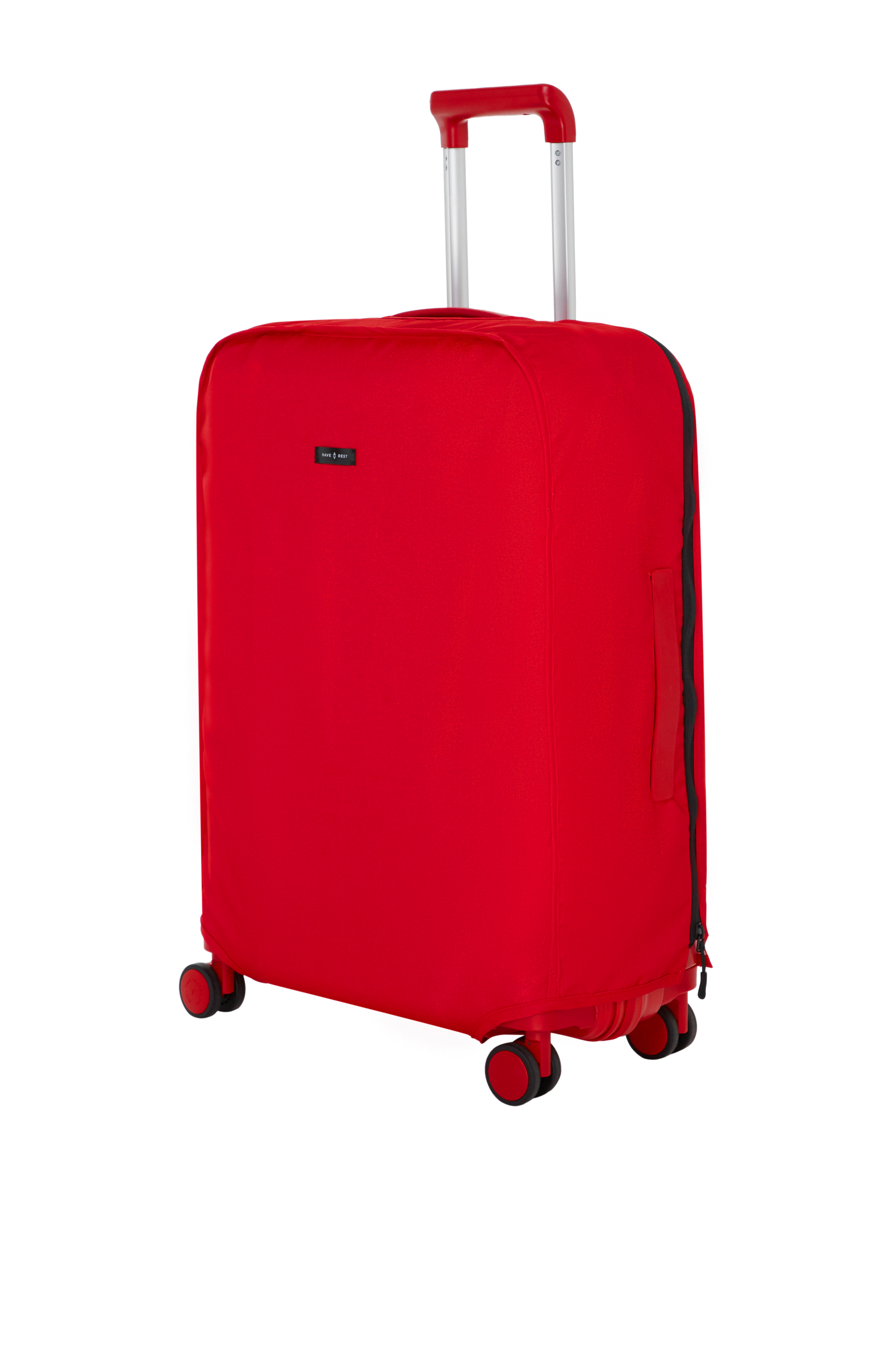 Картинка Захисний чохол для валізи ECO TRAVEL MEDIUM червоний